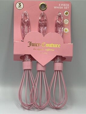Juicy Couture Pink Glitter Whisk Set